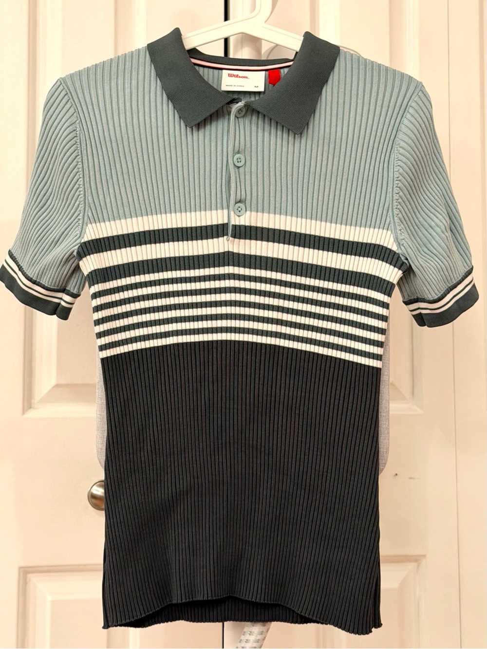 Wilson Short Sleeve Ribbed Polo
